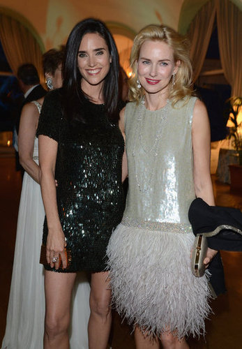 Jennifer Connelly and a feather-clad Naomi Watts struck a pose.
Jennifer Connelly and a feather-clad Naomi Watts struck a pose.