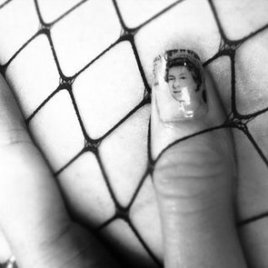Lily Cole's Diamond Jubilee Queen Nails