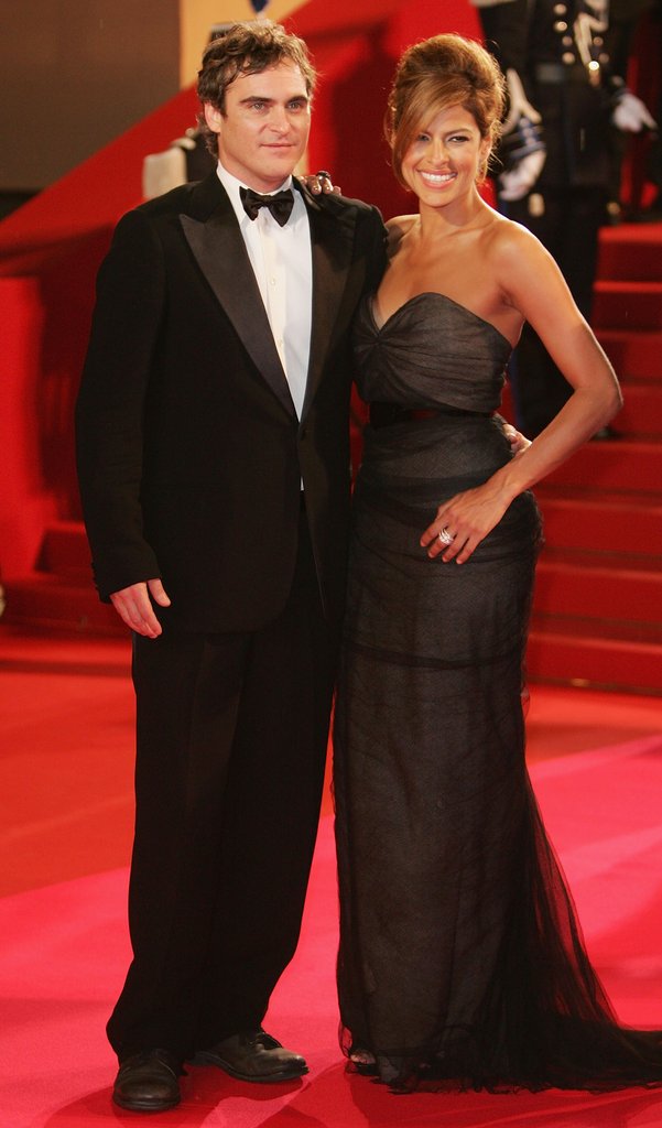 Eva Mendes and Joaquin Phoenix got dressed up for the premiere of We Own the Night in 2007.
Eva Mendes and Joaquin Phoenix got dressed up for the premiere of We Own the Night in 2007.