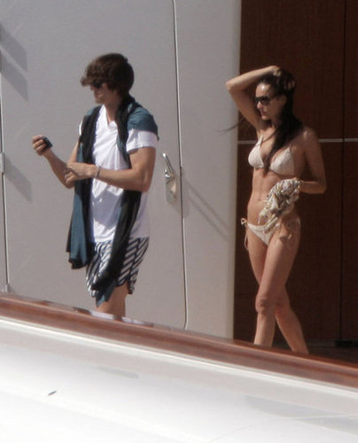 Ashton Kutcher and Demi Moore spent some romantic time on a yacht in January 2011 in St. Barts.
Ashton Kutcher and Demi Moore spent some romantic time on a yacht in January 2011 in St. Barts.