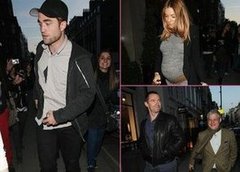 Robert Pattinson's Birthday Dinner