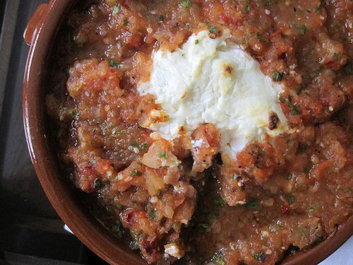Salsa Baked Goat Cheese Salsa Baked Goat Cheese