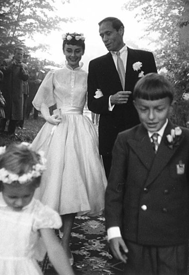 Mel Ferrer and Audrey Hepburn's Storybook Scene