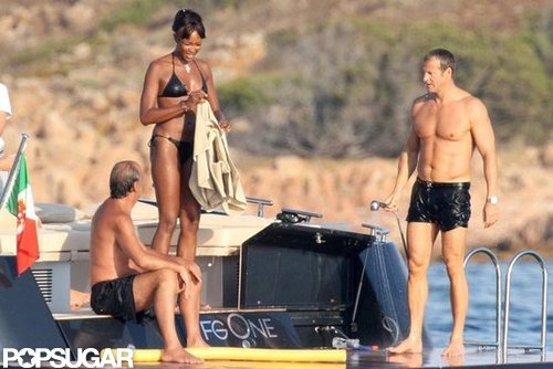 Naomi Campbell and Vladislav Doronin hung out on a boat with friends in Sardinia during an August 2009 getaway.
Naomi Campbell and Vladislav Doronin hung out on a boat with friends in Sardinia during an August 2009 getaway.