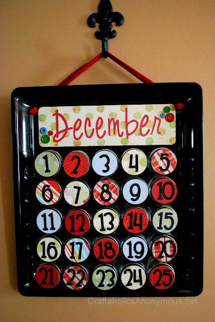 Upcycle Your Baby Food Jars Into an Advent Calendar Upcycle Your Baby Food Jars Into an Advent Calendar