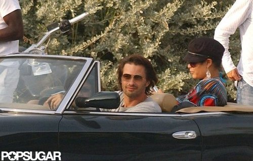 Olivier Martinez chauffeured around friends Michelle Rodriguez and Blu Cantrell during their July 2004 visit to St.Tropez in his home country of France.
Olivier Martinez chauffeured around friends Michelle Rodriguez and Blu Cantrell during their July 2004 visit to St.Tropez in his home country of France.