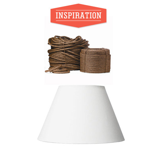 DIY Rope Lampshade DIY Rope Lampshade