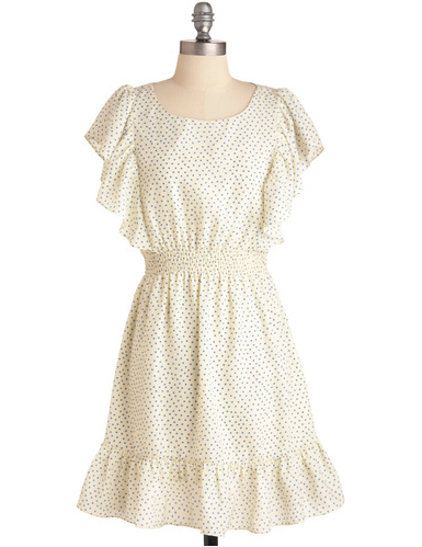 The most charming of LWDs to finish with a pair of equally sweet sandals.
Modcloth Dazzling Dipper Dress ($48)
The most charming of LWDs to finish with a pair of equally sweet sandals.
Modcloth Dazzling Dipper Dress ($48)