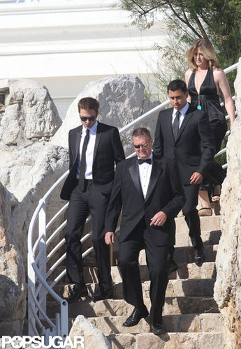 Check Out Sexy Robert Pattinson Boarding a Boat in His Tux Check Out Sexy Robert Pattinson Boarding a Boat in His Tux