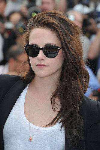 Kristen Stewart channeled her laid-back style in a simple white t-shirt, black Rebecca Minkoff blazer, and cool-girl sunglasses.
Kristen Stewart channeled her laid-back style in a simple white t-shirt, black Rebecca Minkoff blazer, and cool-girl sunglasses.