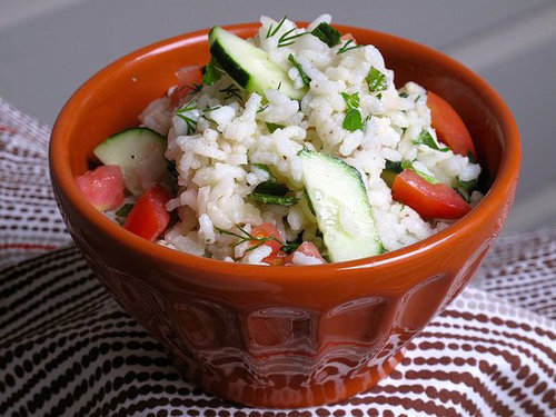 Rice Salad With Sweet Herbs Rice Salad With Sweet Herbs