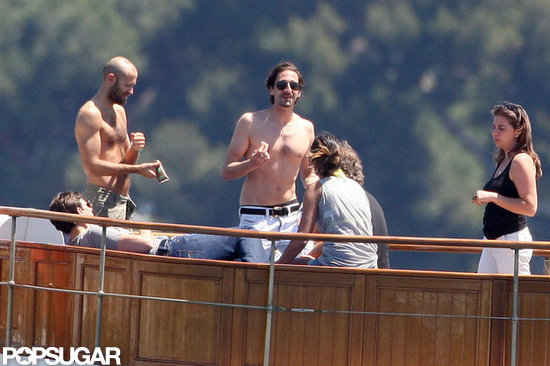 Shirtless Adrien Brody Soaks Up the Sun at Sea in Cannes Shirtless Adrien Brody Soaks Up the Sun at Sea in Cannes