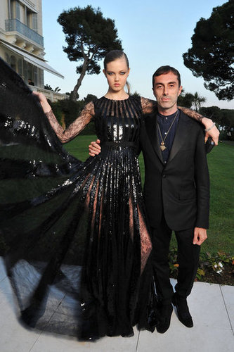 Lindsey Wixson and Giambattista Valli Lindsey Wixson and Giambattista Valli