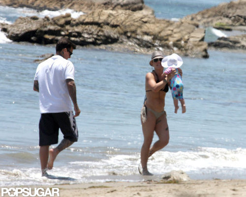 Bikini-Clad Pink Hangs at the Beach Over the Weekend Bikini-Clad Pink Hangs at the Beach Over the Weekend