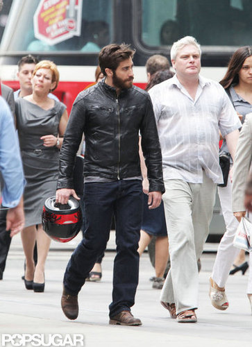Jake Gyllenhaal shot a scene in Toronto for his next film, An Enemy.
Jake Gyllenhaal shot a scene in Toronto for his next film, An Enemy.