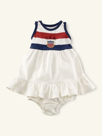 Layette Team USA Ruffle Tank Dress ($45) Layette Team USA Ruffle Tank Dress ($45)
