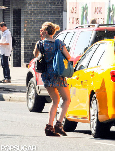 Scarlett Johansson Is on the Go in the Big Apple Scarlett Johansson Is on the Go in the Big Apple