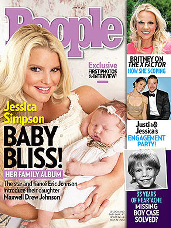 The first images of Jessica Simpson's daughter, Maxwell Johnson, are in this week's People. The first images of Jessica Simpson's daughter, Maxwell Johnson, are in this week's People.