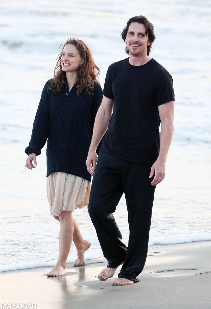 Natalie Portman and Christian Bale held hands for the cameras. Natalie Portman and Christian Bale held hands for the cameras.