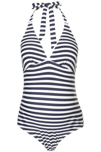 Second Trimester: Topshop Maternity Stripe Swimsuit Second Trimester: Topshop Maternity Stripe Swimsuit