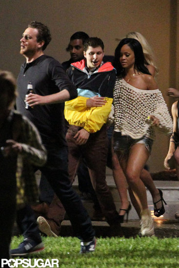 Rihanna, Michael Cera, and Jason Segel partied on the set of The End of the World in New Orleans.
Rihanna, Michael Cera, and Jason Segel partied on the set of The End of the World in New Orleans.