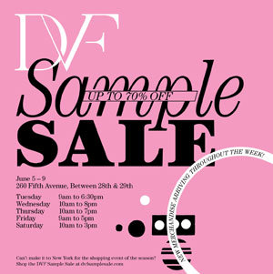 DVF Sample Sale
