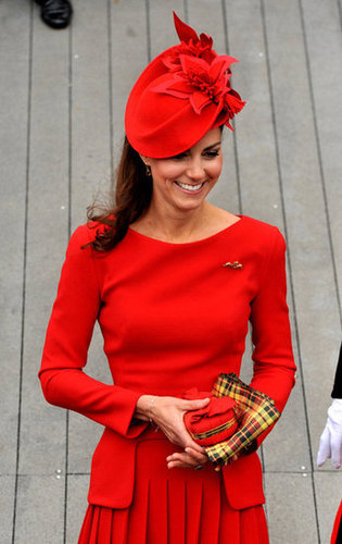 The fitted top on Kate's dress kept the look youthful, while pleats felt classic and ladylike.
The fitted top on Kate's dress kept the look youthful, while pleats felt classic and ladylike.