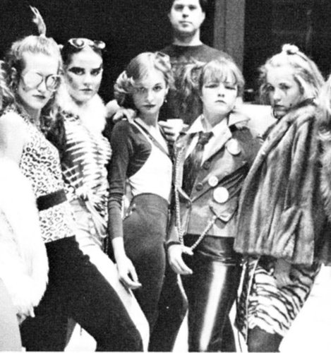 Calista Flockhart, in the center, got into character back in high school.
Calista Flockhart, in the center, got into character back in high school.