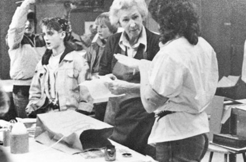 Winona Ryder, on the left, was into her school subjects.
Winona Ryder, on the left, was into her school subjects.