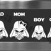 Disa Designs Darth Vader Family Vinyl Decals