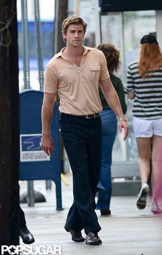 Liam Hemsworth walked onto the set of Empire State in New Orleans.
Liam Hemsworth walked onto the set of Empire State in New Orleans.