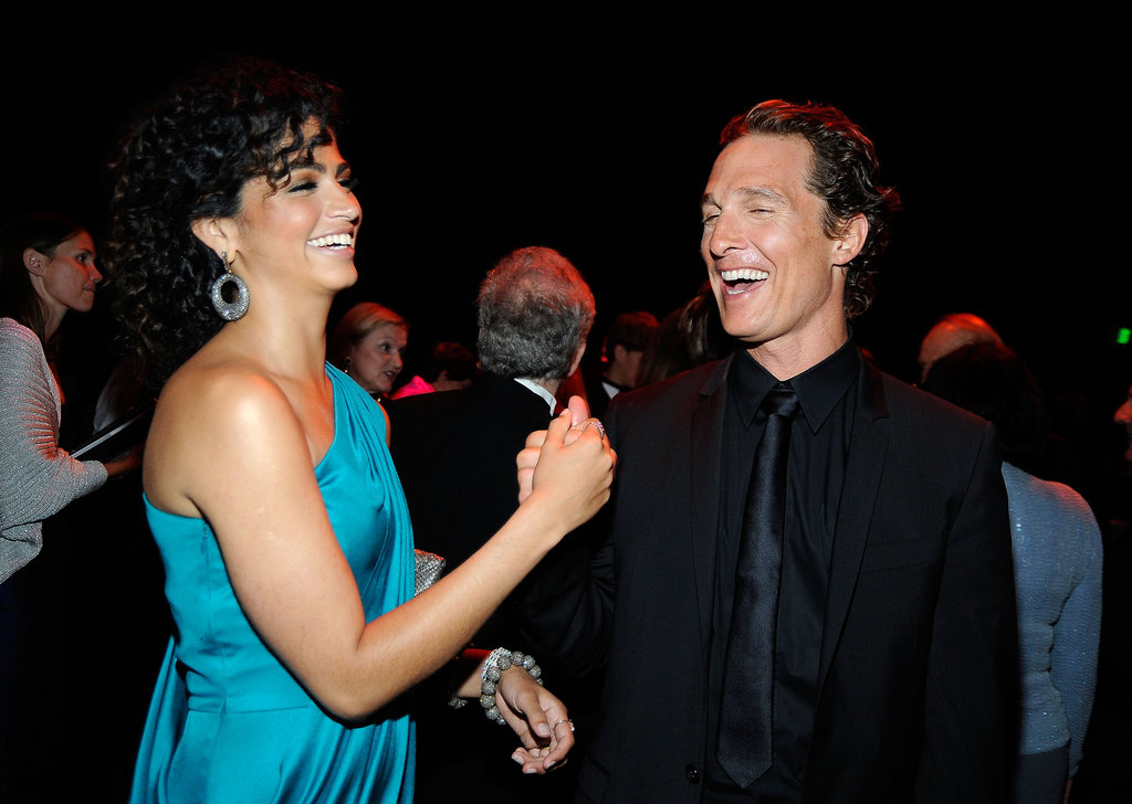 The duo made each other laugh at the January 2009 AFI Life Achievement Awards in LA.
The duo made each other laugh at the January 2009 AFI Life Achievement Awards in LA.