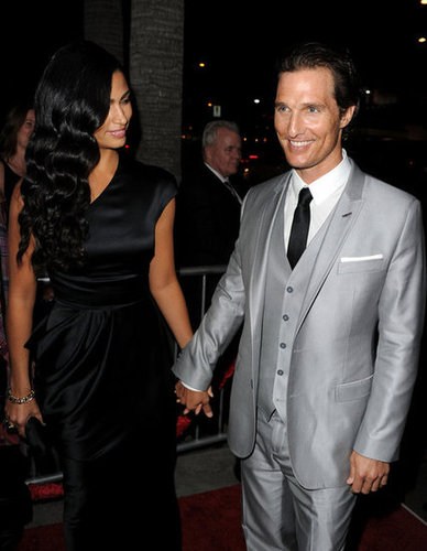 Camila Alves and Matthew McConaughey stuck together at the March 2011 premiere of The Lincoln Lawyer in LA.
Camila Alves and Matthew McConaughey stuck together at the March 2011 premiere of The Lincoln Lawyer in LA.