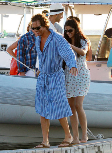 Camila Alves stopped by the Miami set of Magic Mike in November 2011 to visit Matthew McConaughey.
Camila Alves stopped by the Miami set of Magic Mike in November 2011 to visit Matthew McConaughey.
