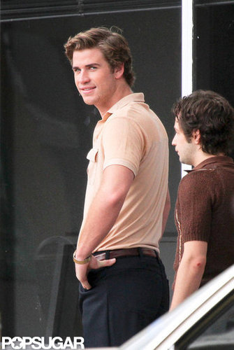 Liam Hemsworth gave the camera a glance on the set of Empire State.
Liam Hemsworth gave the camera a glance on the set of Empire State.