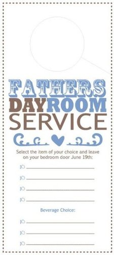 Father's Day Room Service Father's Day Room Service