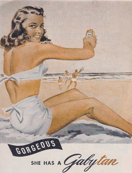 It's all about the tan.
It's all about the tan.