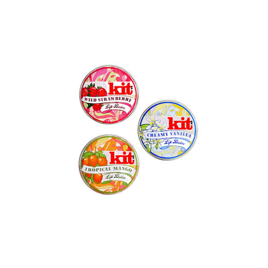 Kit Cosmetics Lip Balms, $16.95 each