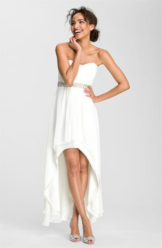 Xscape Embellished Waist Chiffon Gown | Nordstrom
