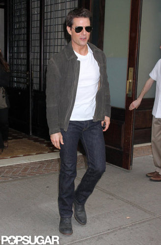 Tom Cruise kept it casual in jeans in NYC.
Tom Cruise kept it casual in jeans in NYC.