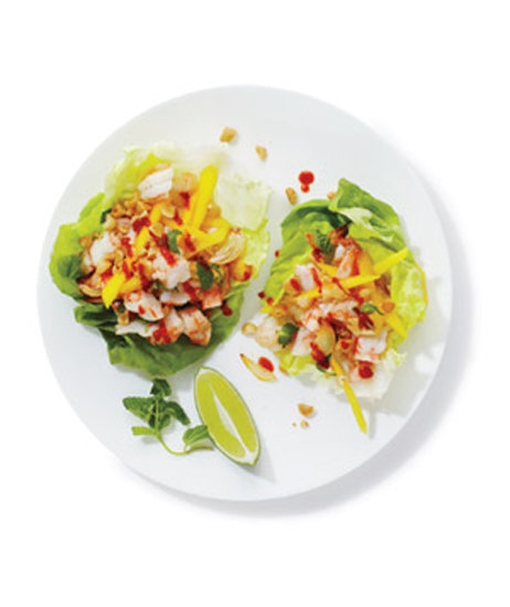 Shrimp and Mango Wraps Shrimp and Mango Wraps