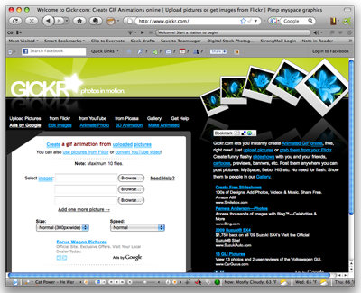 Gickr Website Gickr Website
