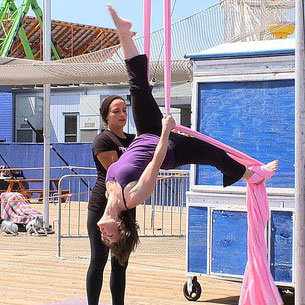 What to Expect From an Aerial Arts Silks Circus Arts Class