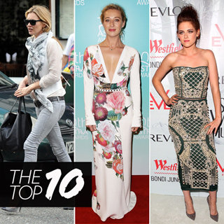 Top 10 Best Dressed Celebrities This Week Including Asher Keddie, Kristen Stewart and Kate Moss