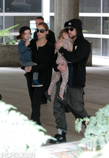 Nicole Richie, Joel Madden, Harlow Madden, and Sparrow Madden made their way through LAX.
Nicole Richie, Joel Madden, Harlow Madden, and Sparrow Madden made their way through LAX.