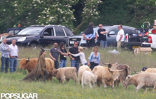 Angelina Jolie on the Maleficent set.
Angelina Jolie on the Maleficent set.