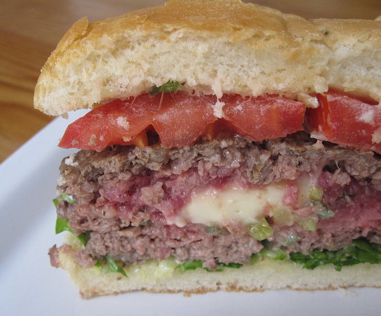 Brie-Stuffed Burger