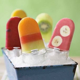 Strawberry-Banana Pops Strawberry-Banana Pops