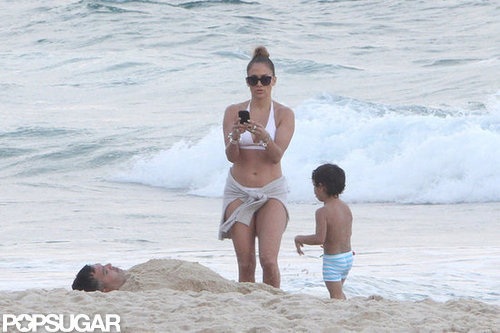 J Lo Breaks From Tour For a Bikini-Filled Afternoon With Casper J Lo Breaks From Tour For a Bikini-Filled Afternoon With Casper