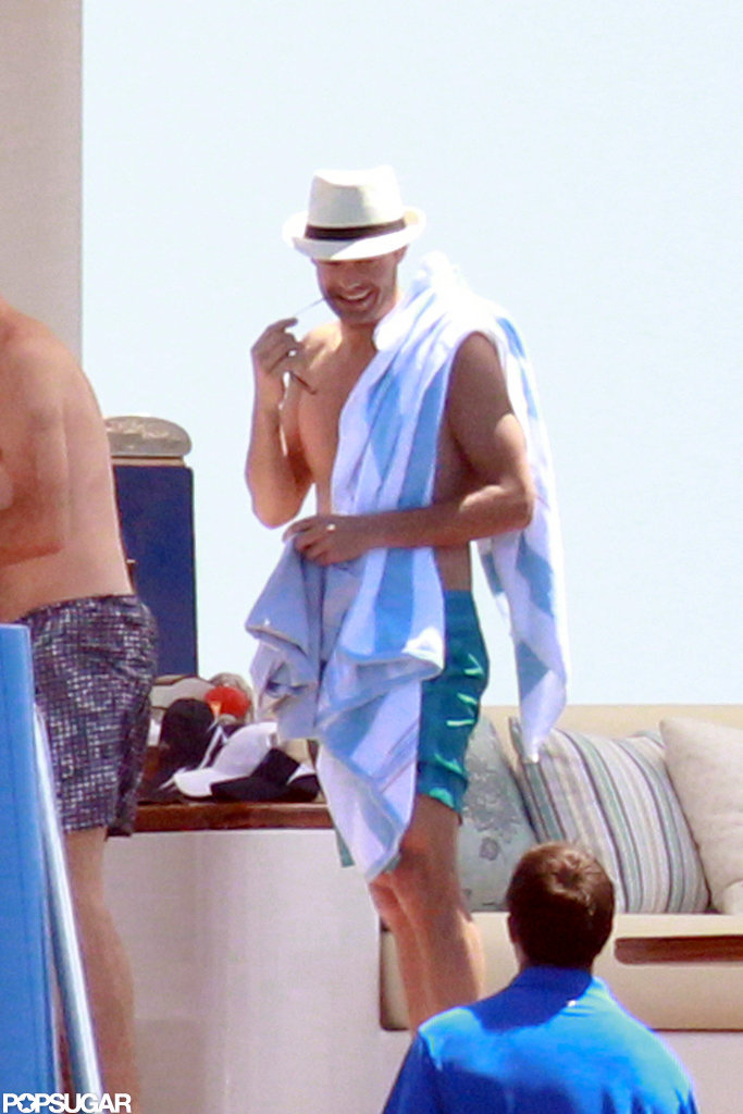 In June 2012, Ryan Seacrest traveled to St.-Tropez with friends.
In June 2012, Ryan Seacrest traveled to St.-Tropez with friends.